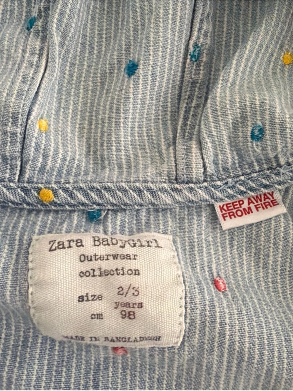 Zara light blue